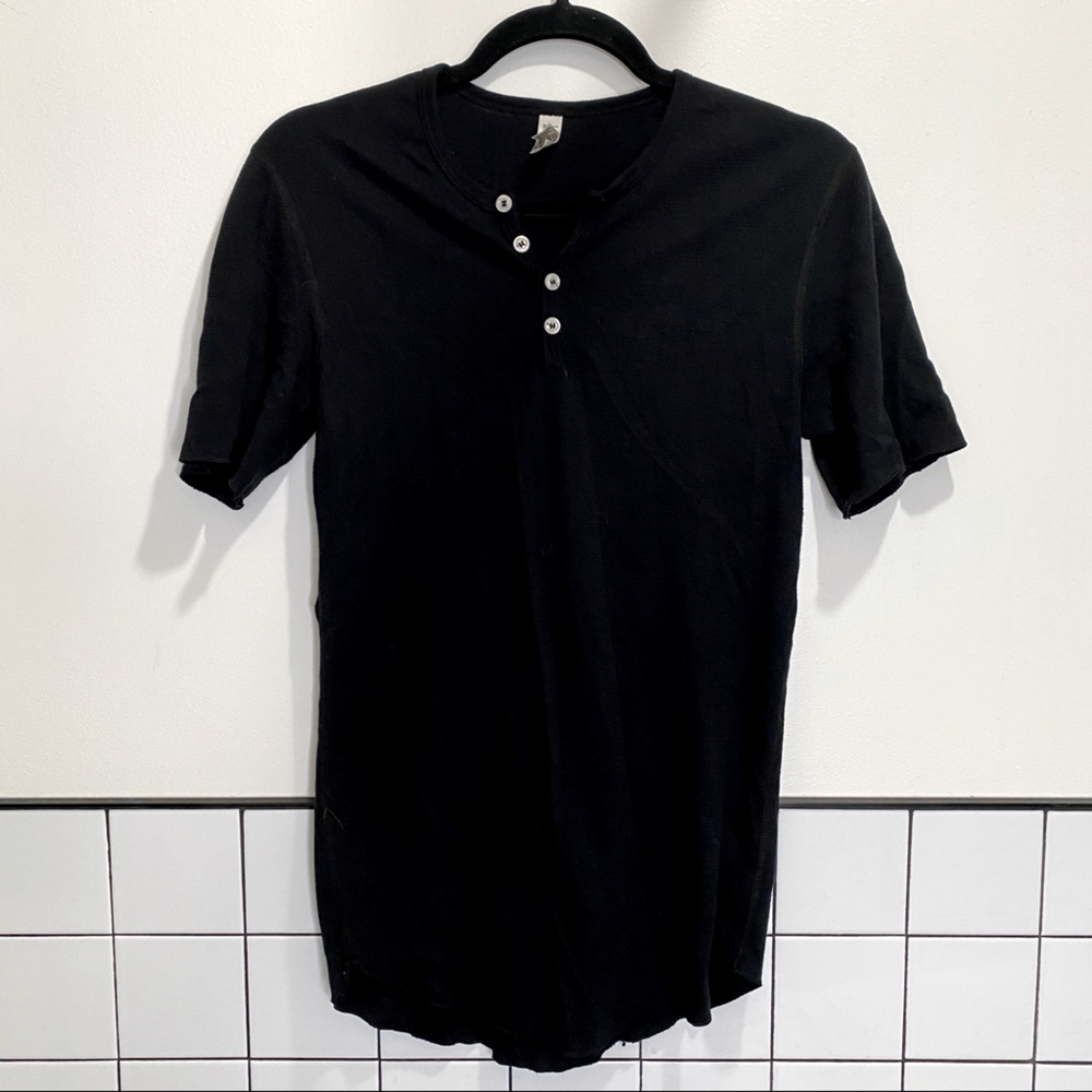 AMERICAN APPAREL HENLEY TSHIRT